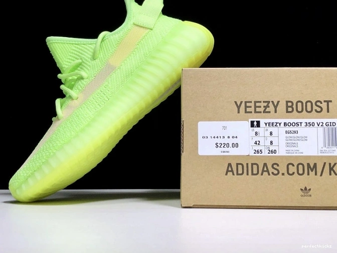 Yeezy the 350 Adidas Glow Dark V2 in EG5293 Boost 0727